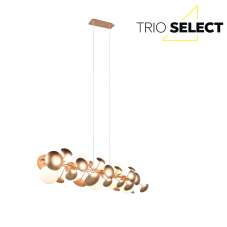 TRIO SELECT 317401079 BUBBLE závesné svietidlo 10xG9 zlatá, biela