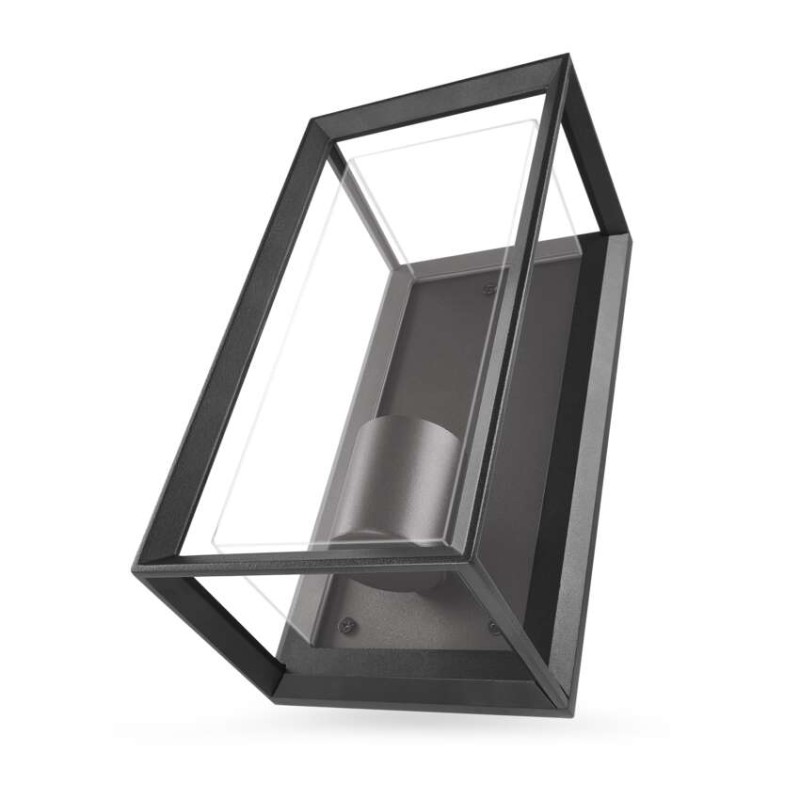 EMOS ZGH010P MALVA venkovní nástěnné svítidlo E27 130 × 120 × 250  IP44 černá