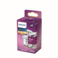 Philips 8718699773656 LED žiarovka 3,1W/25W 215lm GU10 2700K 36D bodová