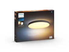 Philips HUE LED White Ambiance 41161/30/P6 Enrave XL stropné svietidlo 48W 6100lm 2200-6500K 55,1cm čierne stmievateľné BlueTooth + HUE Switch