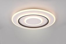 TRIO Reality R64303931 JORA stropné svietidlo SMD LED D600mm 55W/6400lm 2700-6000K biela matná, stmievateľné, diaľkový ovládač