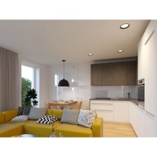 LED2 2250633 ZETA M okrúhle zápustné bodové svietidlo 160 mm 20W/2000lm 3000K čierna