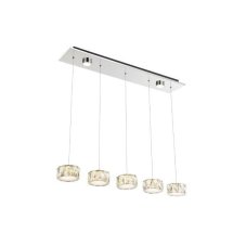 GLOBO 49350-52H AMUR závesné svietidlo LED 48W/3700lm neutrálne biele svetlo (4000K) IP20 chróm