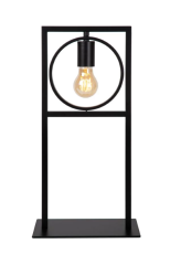 LUCIDE 00527/01/30 SUUS stolná lampa V500mm 1xE27 čierna