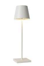 LUCIDE 27888/04/31 JUSTIN exteriérové stolové svietidlo LED 2,2W 154lm 3000K IP54 biela, stmievateľné