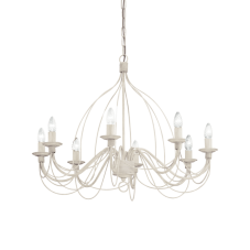 Závesné svietidlo/Luster Ideal lux 005898 CORTE SP8 BIANCO ANTICO 8xE14 40W