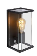 Lucide 27883/11/30 CLAIRE exteriérové nástenné svietidlo so senzorom 1xE27 IP54 15W