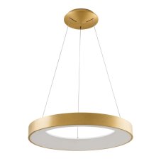 Italux 5304-850RP-GD-3 LED závesné svietidlo Giulia D600mm 50W/4400lm 3000K zlatá, biela