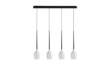 AZZARDO AZ0101 DECOline IZZA 4 WHITE stropné závesné svietidlo 4xE14 50W IP20 lesklá biela