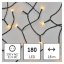 D4AV04 EMOS CLASSIC vánoční řetěz 180 LED 18m zelený drát, časovač, vintage, IP44