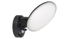 Rabalux 8135 Varna vonkajšie nástenné LED svietidlo 12W/720lm 4000K IP54 s pohybovým senzorom čierna