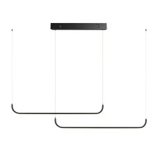 IMMAX 07222L NEO LITE PATTINI double Inteligentné závesné svietidlo 56W 3640lm čierna