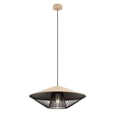 REDO 01-3011 GRILL závěsné svítidlo D496mm 1xE27 42 šedo béžová, černá