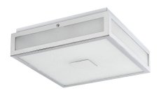 RABALUX 75034 Zoya stropní svítidlo LED 24W/1790lm 4000K IP44 chromová, bílá, 400x400mm