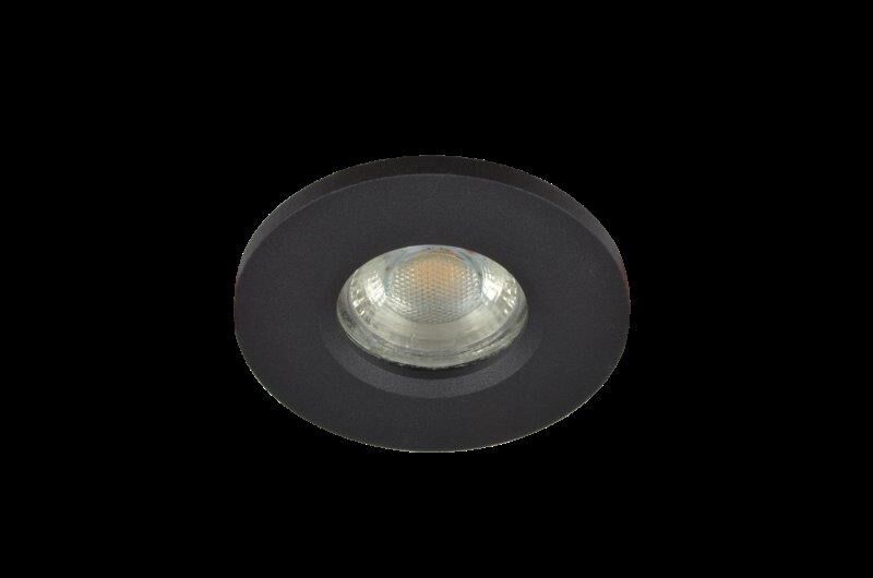 AZzardo AZ3017 Technoline IKA R IP65 BLACK zápustné svítidlo 1xGU10 50W IP65 černá