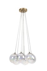 RABALUX 72304 Rosehip závěsné svítidlo D450mm 7xG9 champagne, vícebarevná