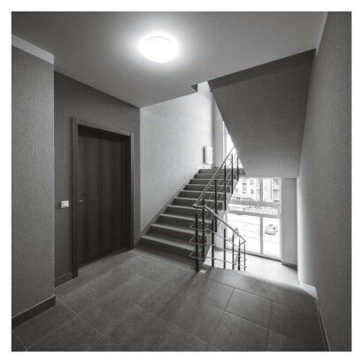 Emos ZM1120 LED FIONI stropní/nástěnné přisazené klasické svítidlo kruh průměr 255 × 63 mm 12W 1200lm 4000K bílá