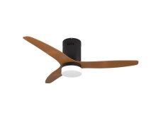 Immax 07142-B NEO LITE VENTO LED stropní ventilátor LED D1300mm 18W/1500lm 3000-4000-6000K černá,hnědá, dálkové ovládání