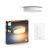 Philips HUE LED White Ambiance 41165/31/P6 Devere M kúpelňové stropné svietidlo 19,2W 2450lm 2200-6500K IP44 38,1cm biele stmievateľné BlueTooth + HUE Switch