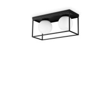 Ideal Lux 304137 LINGOTTO stropné svietidlo 2xE14 čierna