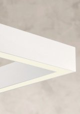REDO 01-2851 FEBE stropné svietidlo 400x400mm LED 30W/1950lm 3000K biela, switchdimmer