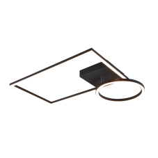 TRIO Reality R62182132 VERSO LED stropné svietidlo SMD LED 24,5W/3000lm 3000K čierna matná, switchdimmer