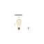 Emos LED žárovka E27 Z74302 Vintage 4W 470lm 2200K ST64 teplá bílá