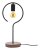 RABALUX 3220 Rufin stolná lampa V420mm 1xE27 imitácia dreva, čierna