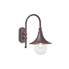 IdealLux 246826 CIMA AP1 vonkajšie nástenné svietidlo E27 1x60W IP43 kávová