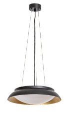 RABALUX 72134 Hafsa závesné svietidlo D400mm LED 24W/1250lm 3000K čierna, zlatá, biela