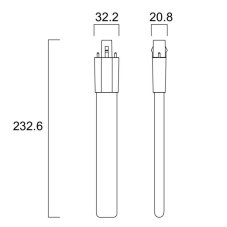 Sylvania 0030221 LED žiarivka TOLEDO LYNX S 660lm G23 4000K 220V