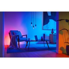 Philips Wiz Colors 8720169072213 LED žiarovka E27 ST64 6,3W/470lm 2200-6500K+RGB číra