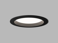 LED2 2235353 KAPA zápustné svítidlo LED D190mm 25W/2825lm 3000-3500-4000K IP54 černá
