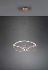 TRIO 321210108 CHARIVARI závesné svietidlo LED D620mm 42W/5100lm 3000K mosadz, switchdimmer