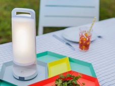 LUTEC 6904101331 DRAGONFLY prenosné solárne LED svietidlo 1,2W 4000K IP54 biela