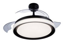 Philips 8720169279100 Bliss stropné svietidlo s ventilátorom LED D510mm 35+28W/4500lm 2700+4000+5500K čierna, diaľkové ovládanie