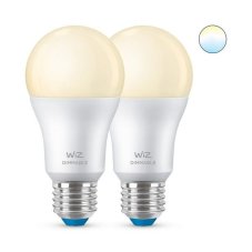 Philips WiZ Dimmable 871951455007 LED žiarovka 2-set E27 8W/806 lm A60 2700K