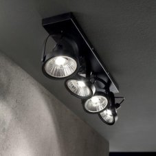 Stropní svítidlo Ideal lux 200255 Glimt PL4 NERO 4xGU10 50W černá