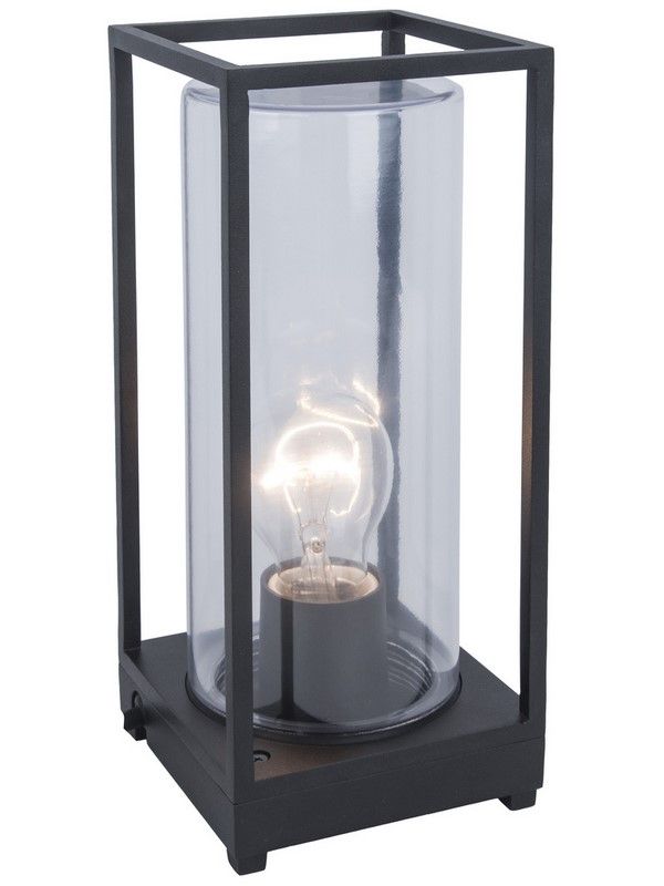 6588801012 LUTEC FLAIR venkovní stolní svítidlo E27 40W tmavě šedá IP44