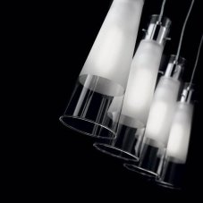 Závěsné svítidlo Ideal lux 023038 Kuky SP4 trasparente 4xE27 60W