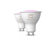 Philips Hue White and color ambiance 8720169229815 LED žiarovka GU10 4,2W/400lm 2000-6500K+RGB bluetooth 2-set