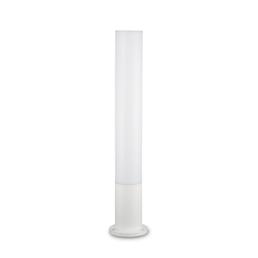 Exteriérové ​​stojanové svítidlo Ideal lux 135755 EDO OUTDOOR PT1 ROUND BIANCO 1xGX53 15W bílá IP44