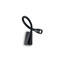 Nástenné svietidlo Ideal lux 142692 GOOSE AP1 NERO 1xLED 3W/200lm 3000K čierna