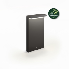 Philips 8720169257290 UltraEfficient Bustan vonkajšie stojanové svietidlo/stĺpik LED V400mm 3,8W/800lm 2700K IP44 antracit