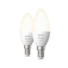 Philips Hue White 8719514320628 LED žiarovka E14 5,5W/470lm sviečka 2700K bluetooth 2-set