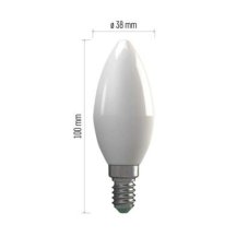 Emos LED žiarovka E14 ZL4102 Basic Candle 6W 510lm 3000K teplá biela