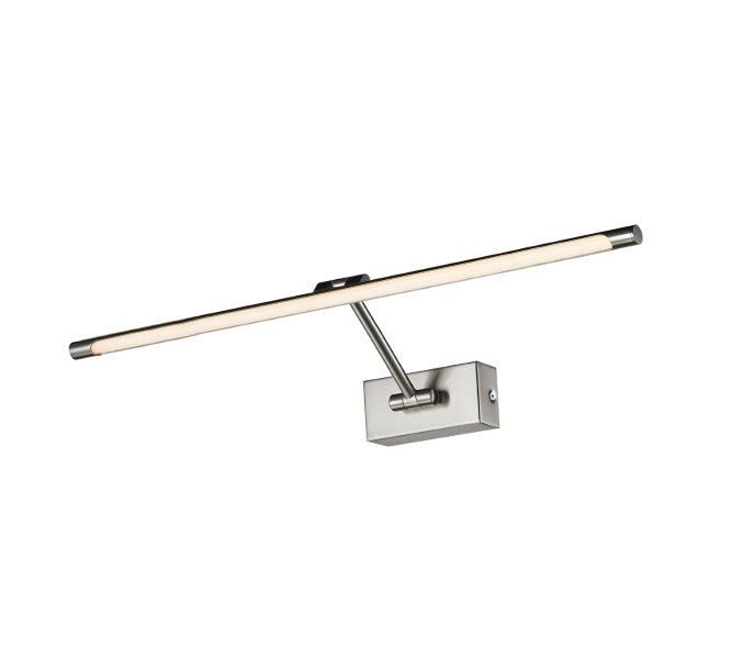 AZzardo AZ2657 DECOline DAVINCI 70 SANDY NICKEL nástěnné LED svítidlo 12W / 835lm IP20 nerez