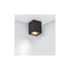 TRIO 613000180 BISCUIT povrchové bodové svietidlo 1xGU10 96x96mm čierna, zlatá