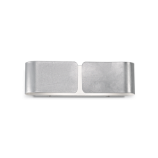 Nástenné svietidlo Ideal lux 088273 CLIP AP2 SMALL ARGENTO 2xE27 60W