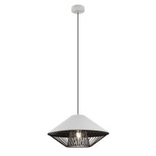 REDO 01-3004 GRILL závěsné svítidlo D396mm 1xE27 42 bílá, černá